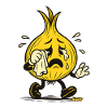 Tearful Onion Mascot