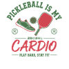Pickleball er min cardio sjove spiller, pickle ball.