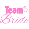 Team Bride: Pink Ring Logo