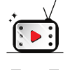 Retro TV Play Button Pattern