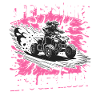 Quad ATV Woman Girl Four Wheeler