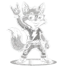Heavy Metal Rock Music Fox