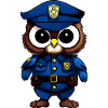 Owls Policeman / Police Bird