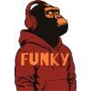 Funky Gorilla Hoodie Design