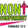 Christian Pop Art Romans 12:2 Neon Design