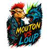 Mouton Punk Contre Loup Féroce