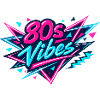 80s Vibes Neon Retro