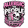Déclaration douce gotique allergique aux gens