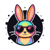 Rainbow Bunny Sunglasses