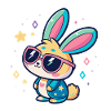 Pastel Bunny Pop Sunglasses