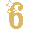 6 Years Anniversary 6th Birthday Starlet
