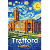 Trafford, Inghilterra in stile notte stellata