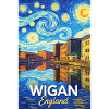 Wigan England Harbour Starry Night Style