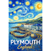 Plymouth, Angleterre, Impression côtière