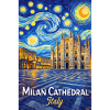 Milan Cathedral Starry Night