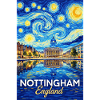 Nottingham England Night Star Panorama