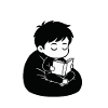 Manga Perfection Bean Bag Reader