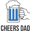 Sociable Cheers Dad Beer Mug