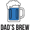 Cool Dads Brew Beer Glass Dad
