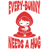 Rabbit Hug Every-Bunny Manga Cute