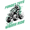 Quad ATV Boy Men Four Wheeler