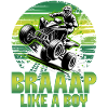 Quad ATV Boy Men Four Wheeler