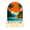 Tropical summer beach