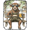 Stier Bulle Biergarten