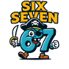Six Seven 67 Pirat Italiensk Hjernerot Humor Sjov