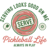Pickleball Divertente Giocatore Adora il campo da pickleball
