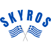 Drapeaux croisés grecs de Skyros