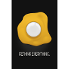 Rethink Everything Minimal Poster Egg Design