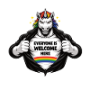 Diversity & Respect Rainbow Statement Design