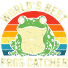 Weltbester Froschfänger Retro-Design