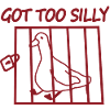 Caged Dove Got Too Silly