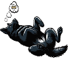 Hundemüde Schwarzer Schäferhund Schäferhundhalter