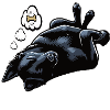 Hundemüde Schwarzer Schäferhund Schäferhundhalter