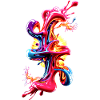Abstract Liquid Art Fluid
