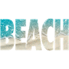 Tropical BEACH Ocean Text Vibe