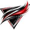 Leotard Design Triangle Red White Sporty Style