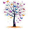 Butterflies Tree Nature Butterfly Lover
