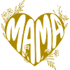 Mama Florales Herz