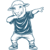 Schaf dabbing