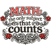 Math Counts: Ornate Quote Tee