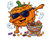 Dabbing Pumpkin Kids Boys Toddlers Funny