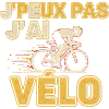 J'peux pas j'ai vélo illustration