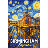 Birmingham England Starry Night