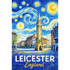Leicester: England in Van Gogh style