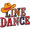 Line Dance Colors with Cowboy Hat
