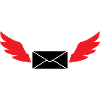 Express Mail Envelope Winged Post